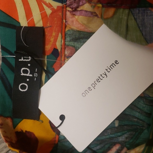 NWT'S ONE PRETTY TIME TROPICAL💐BOHEMIAN MAXI LENGTH PHEASANT SKIRT | SMALL - Picture 5 of 7